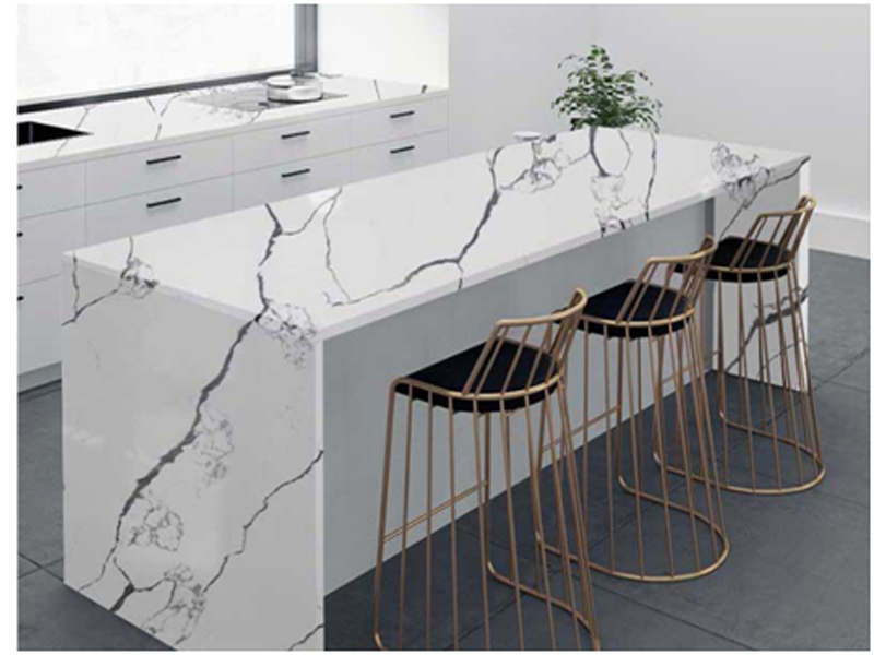 white quartz countertop